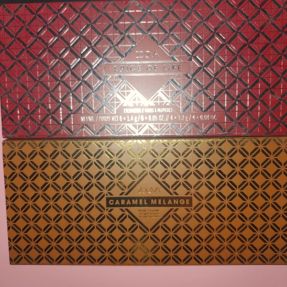 2 Beautiful Zoeva Eyeshadow Palettes